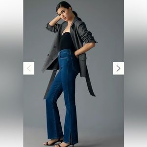 Le Jean | NWT Anthropologie Stella High-Rise Flare Jeans slit ankle size…